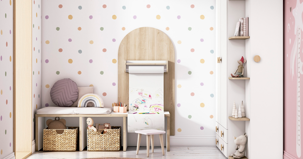Decoración infantil para fomentar la autonomía y la creatividad